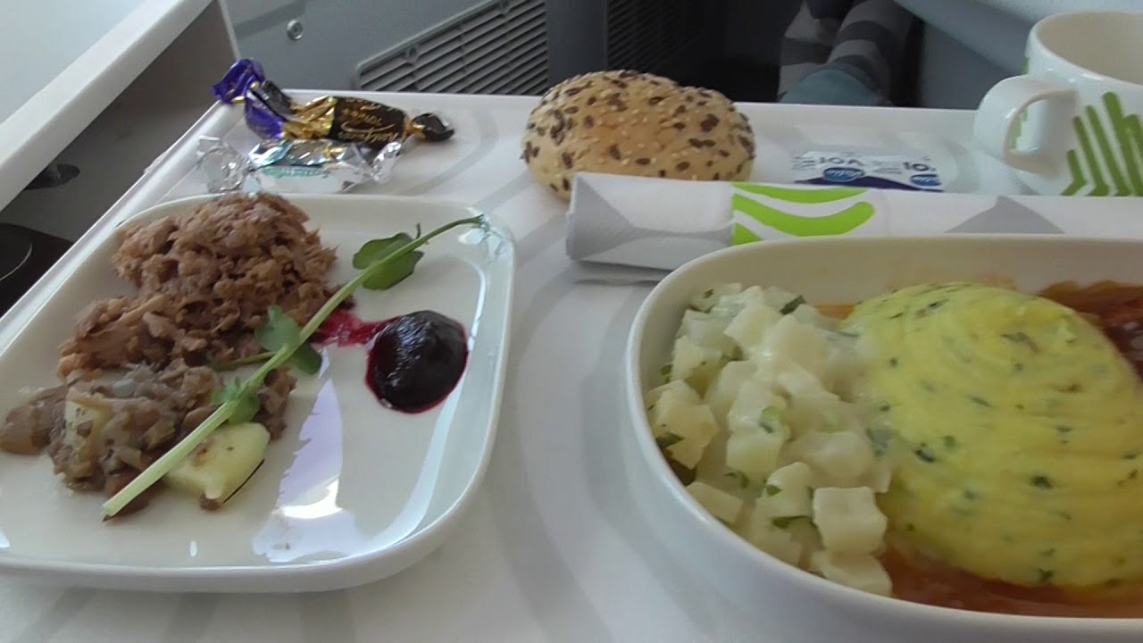 Finnair business class food