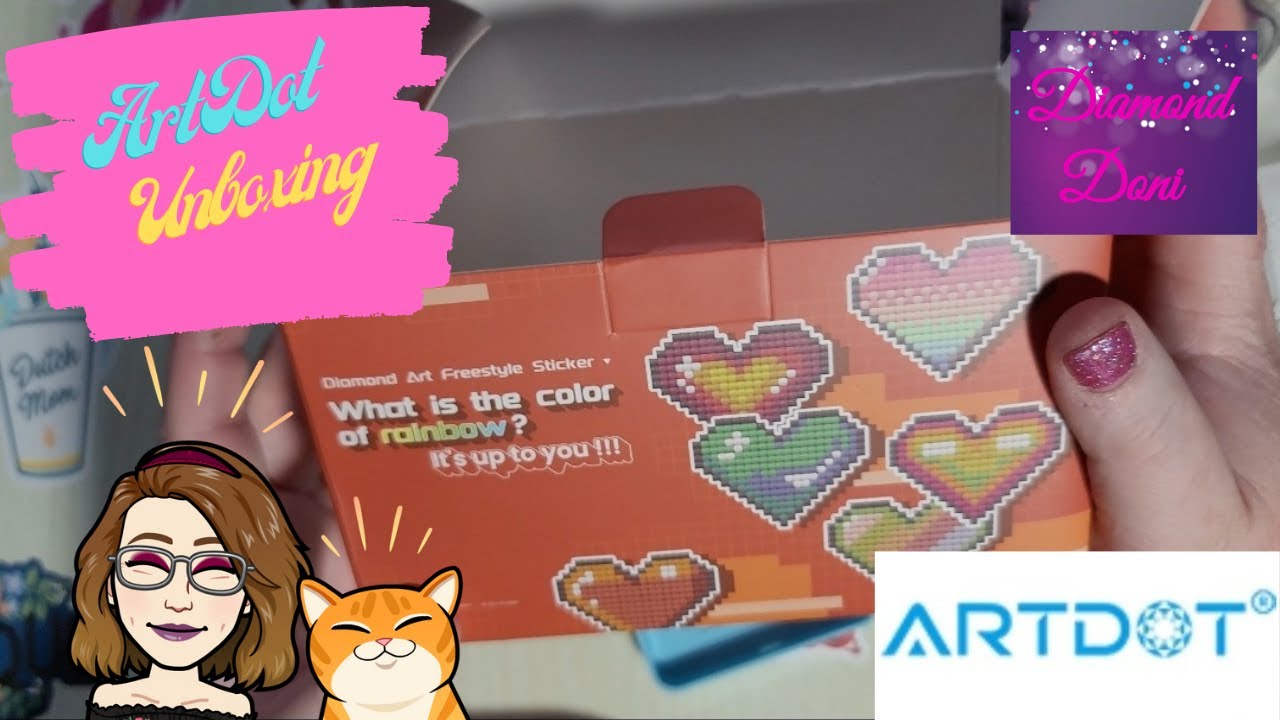 ARTDOT Huge Assortment of Freestyle Stickers - Unboxing