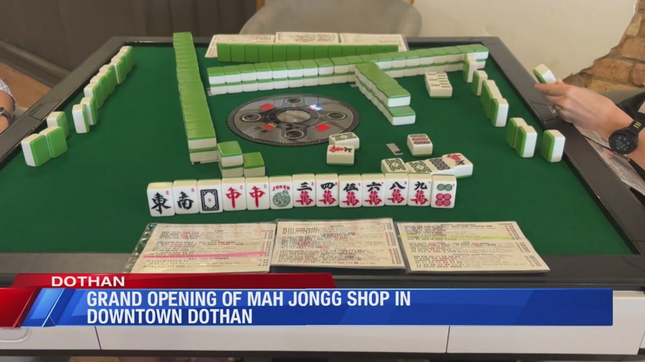 Grand opening of Mah Jongg shop in downtown Dothan