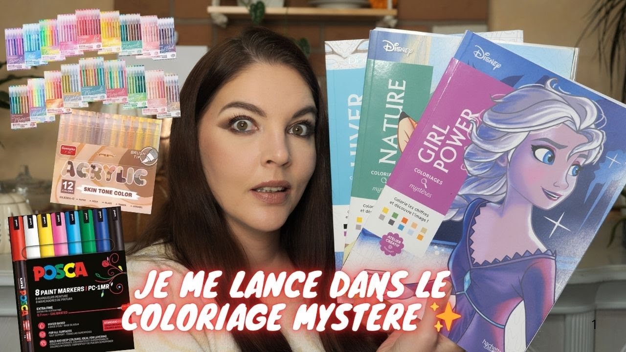 Je me lance dans le coloriage mystère ✨ | Mes premiers achats & découvertes