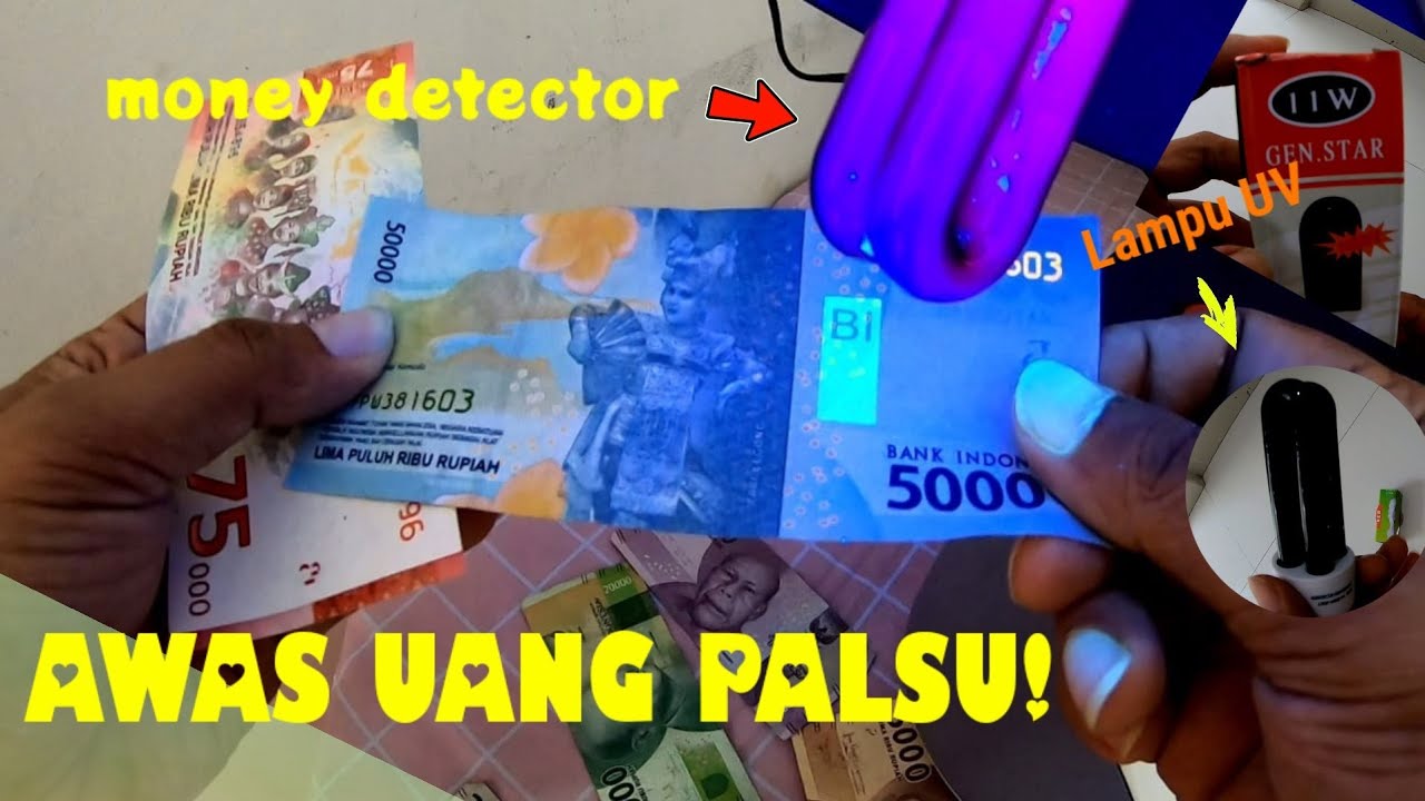 Wajib Punya‼️Lampu Detector Uang Palsu UV - Ultraviolet