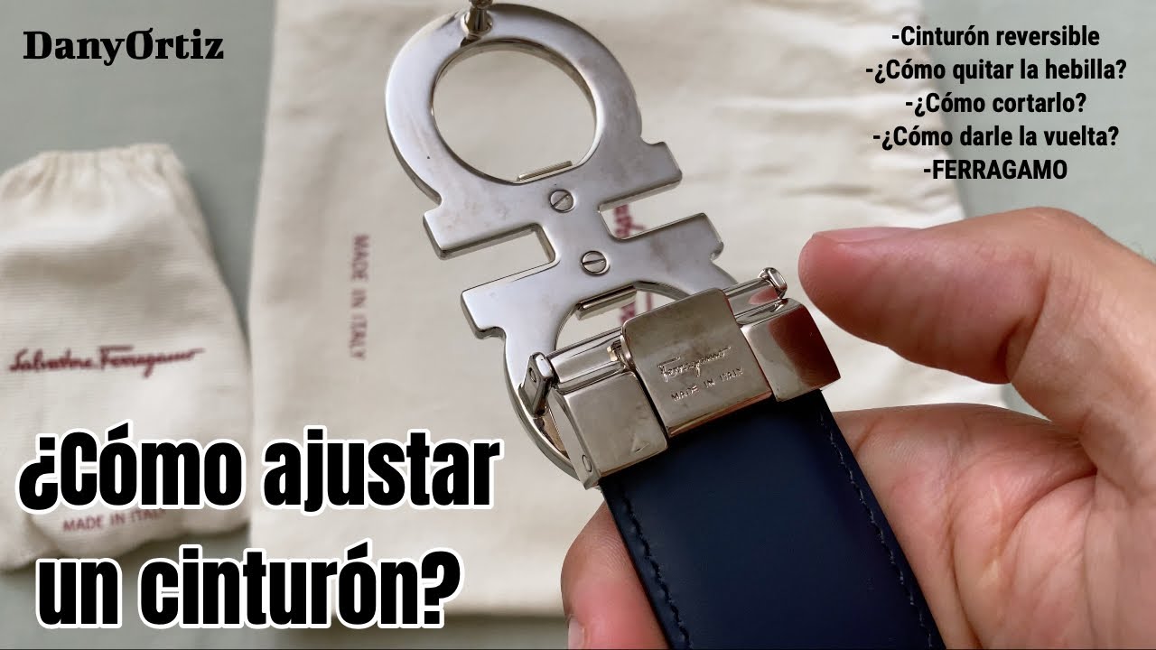¿Cómo ajustar un cinturón reversible? || FERRAGAMO || DanyOrtiz