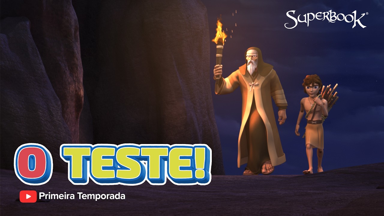 Superbook Português -O Teste!  - Temporada 1 Episódio 2- Episódio Completo (Versão Oficial em HD)