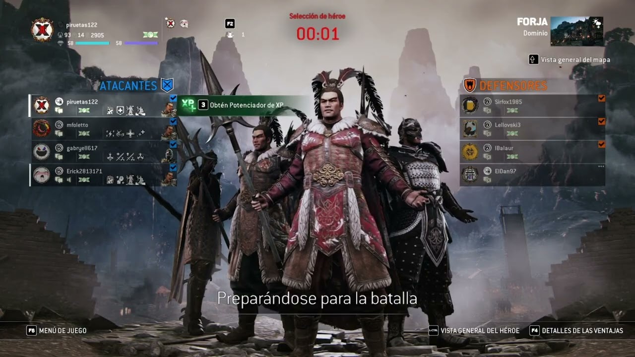 PC | Partidas casuales con PJ JUREN | FOR HONOR | #1