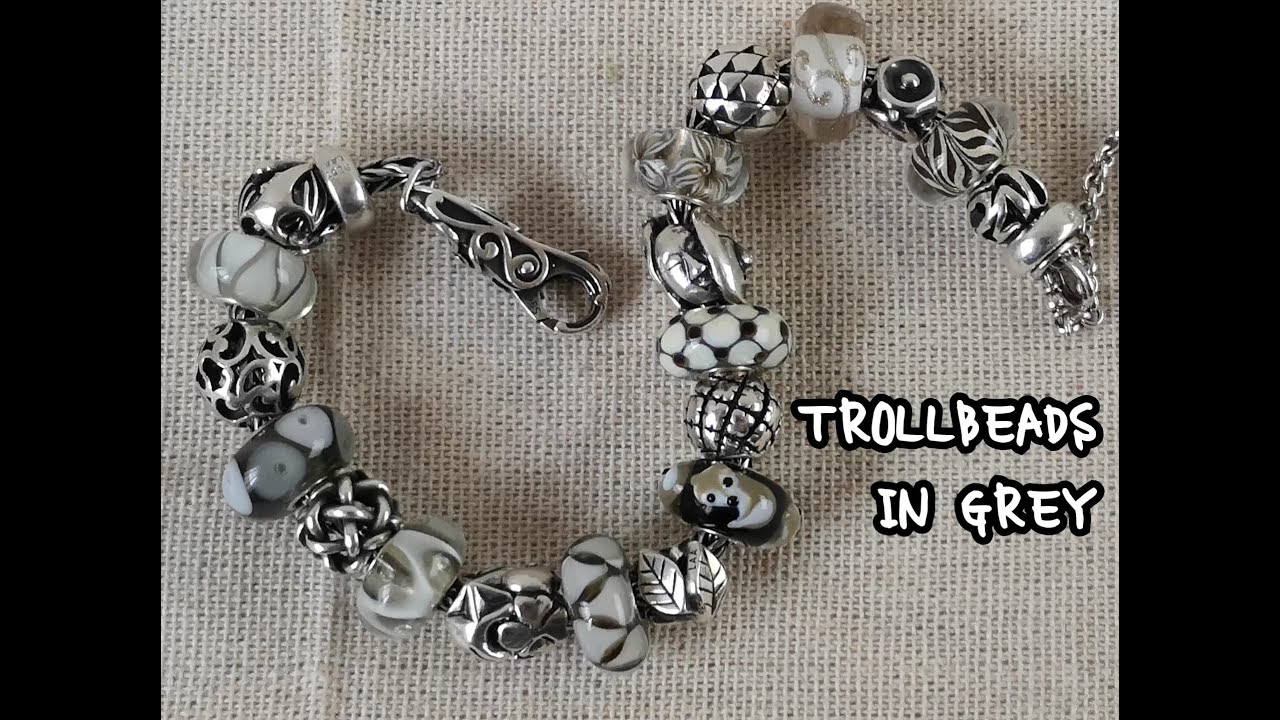 My Trollbeads bracelet in grey