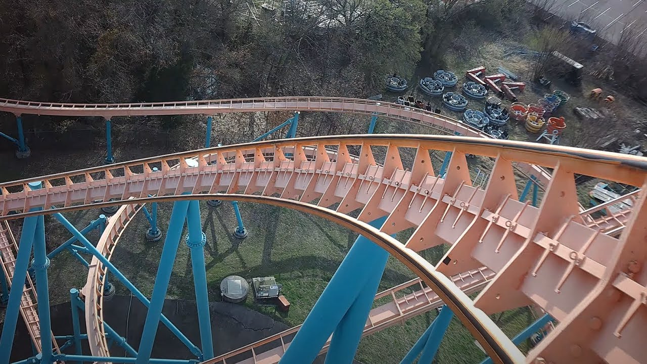 Titan - Six Flags Over Texas - Front Row (4K HD POV) - February 2023