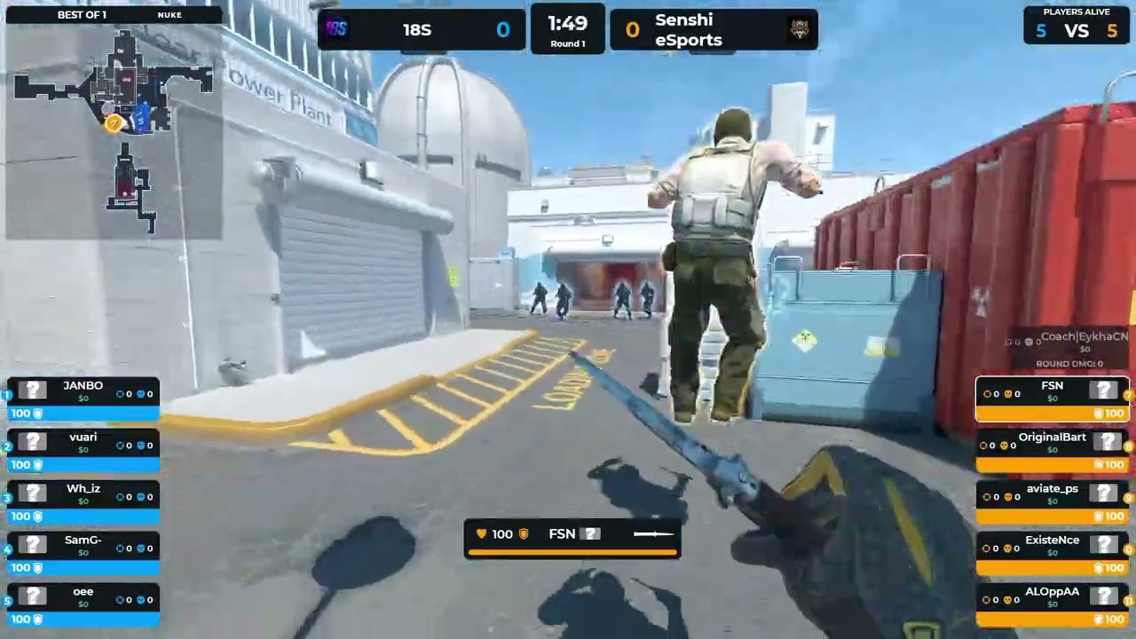 ESEA Intermediate | @senshi_esports vs 18S