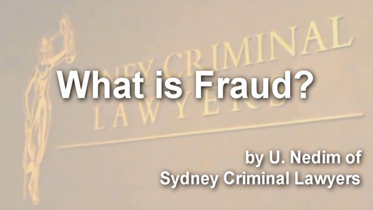 What is Fraud?