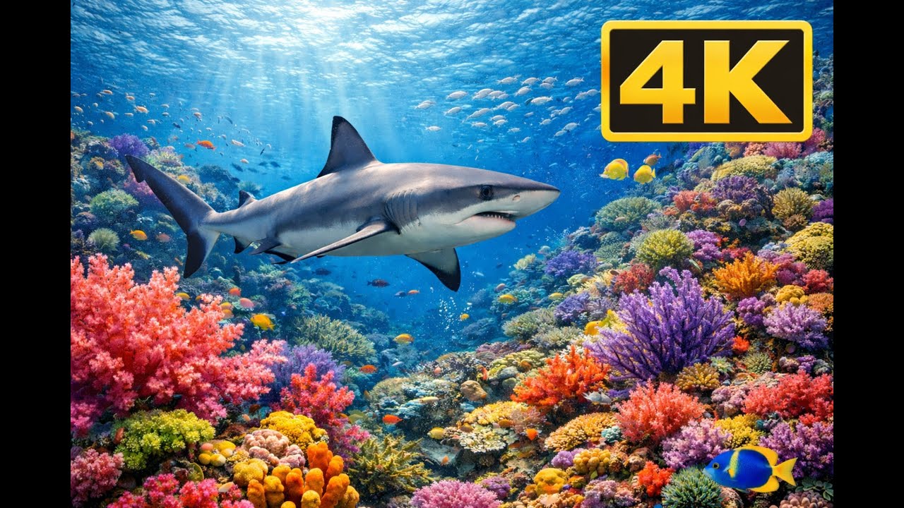 Vibrant 4K Aquarium World Tropical Fish Ecosystem