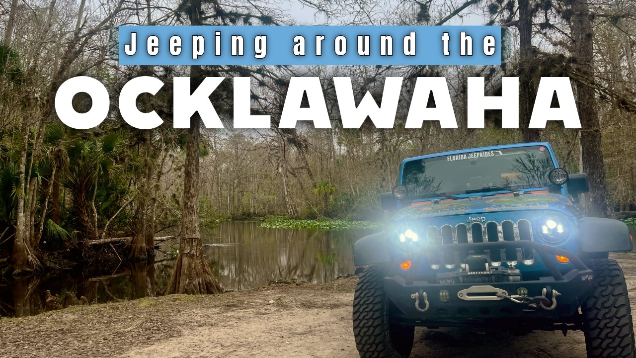 Jeeping around the Ocklawaha River in Ocala Florida.