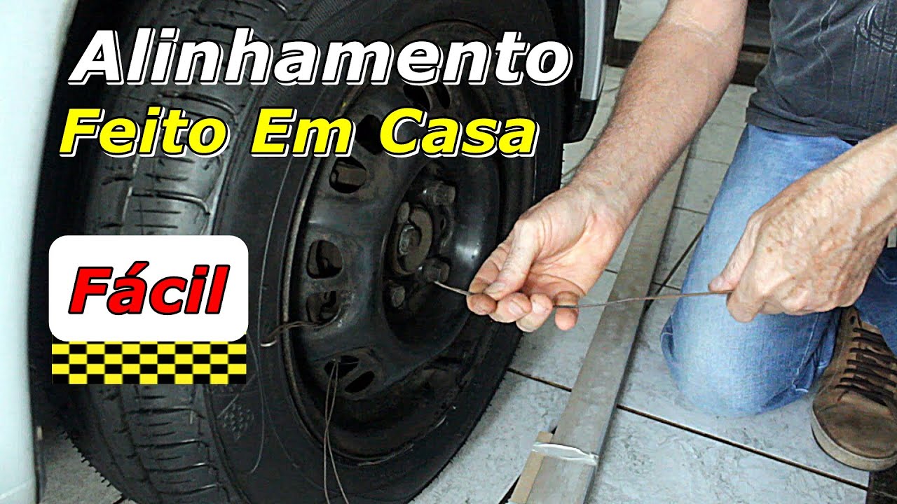 Alinhamento Caseiro - Como Fazer em Casa o Alinhamento de Rodas do Carro