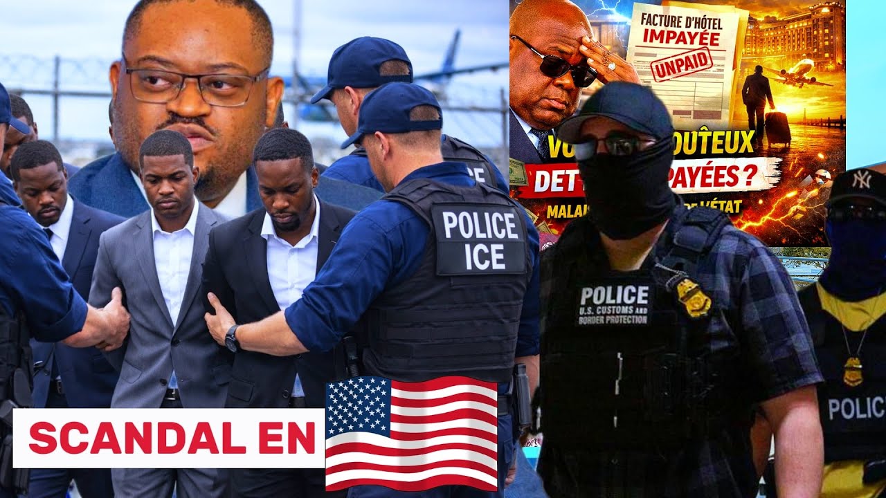 Info 05.02, URGENT! LA POLICE AMERICAINE ARRETE TSHISEKEDI ET SA DELEGATION!