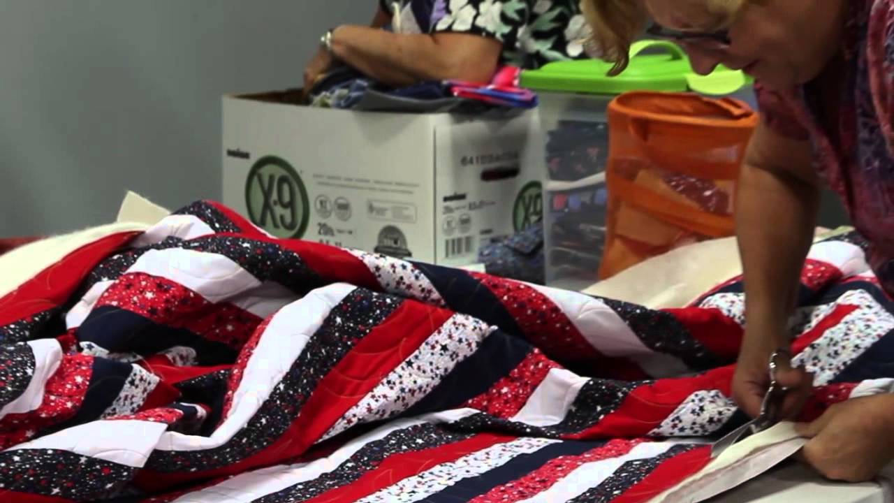 How Quilts of Valor are made