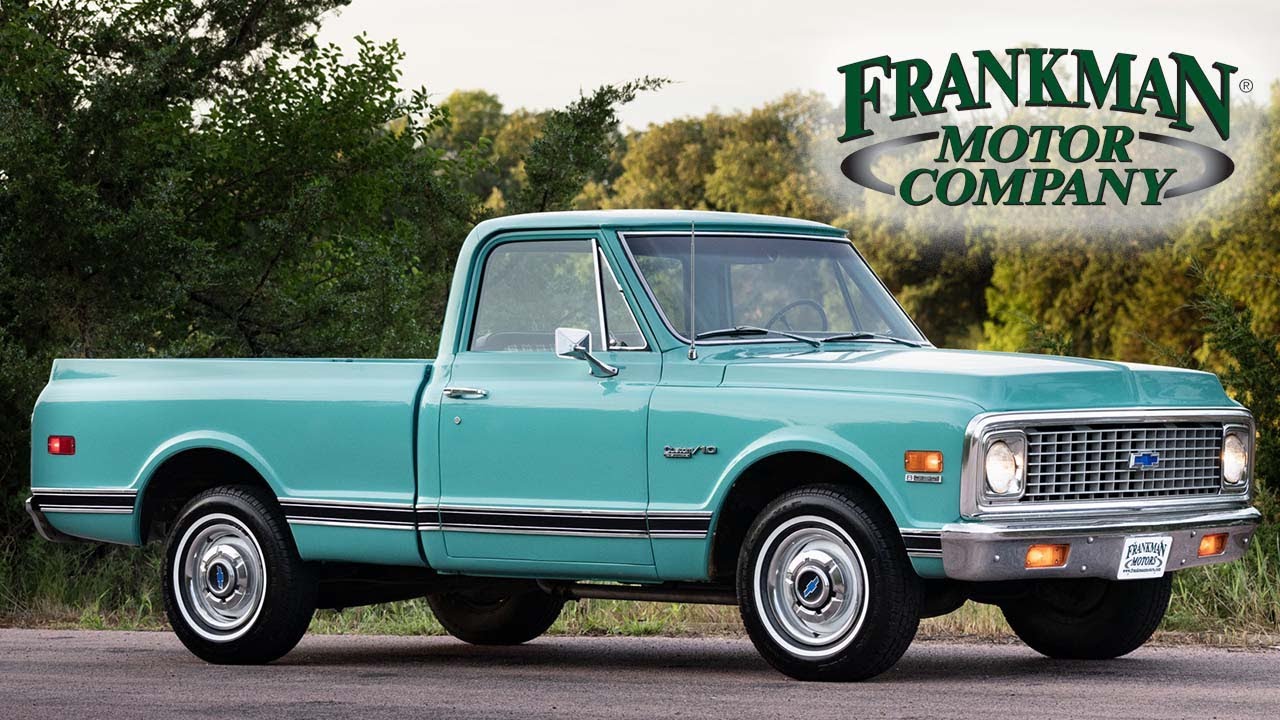 1972 C10 Custom Deluxe  - Frankman Motors Company - Walk around and Driving Video