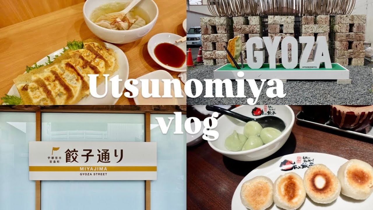 【宇都宮vlog】宇都宮餃子をたらふく食べる女子旅🥟