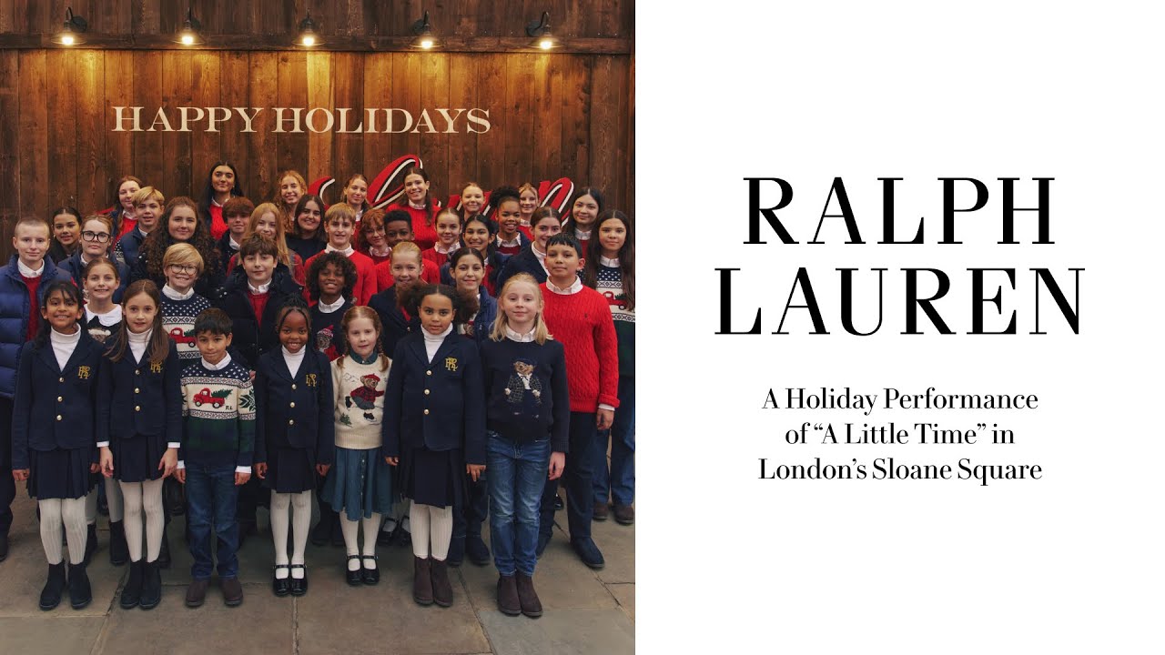 RALPH LAUREN | A Holiday Performance of “A Little Time” in London’s Sloane Square