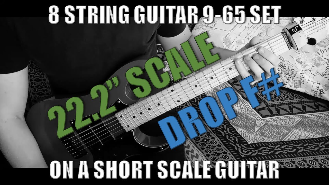 Drop F# on a short scale guitar