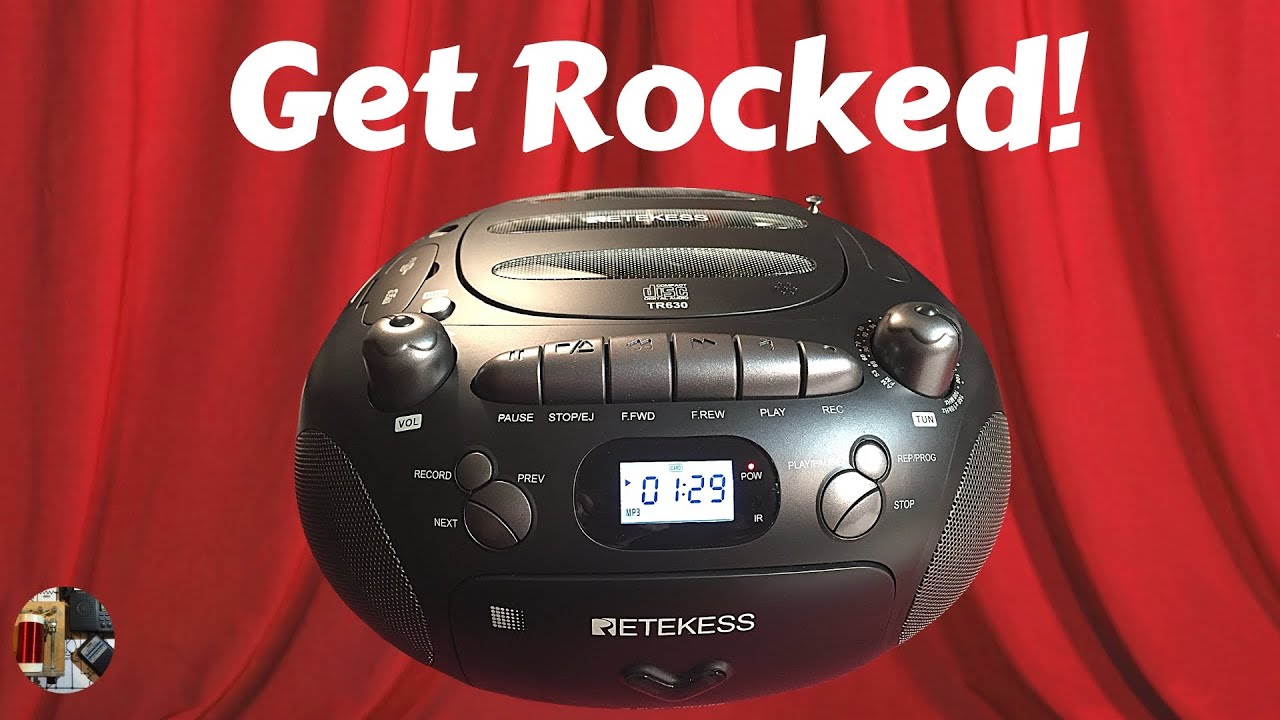 Retekess TR630 AM FM CD SD USB RECORD MP3 TAPE BoomBox Radio Review