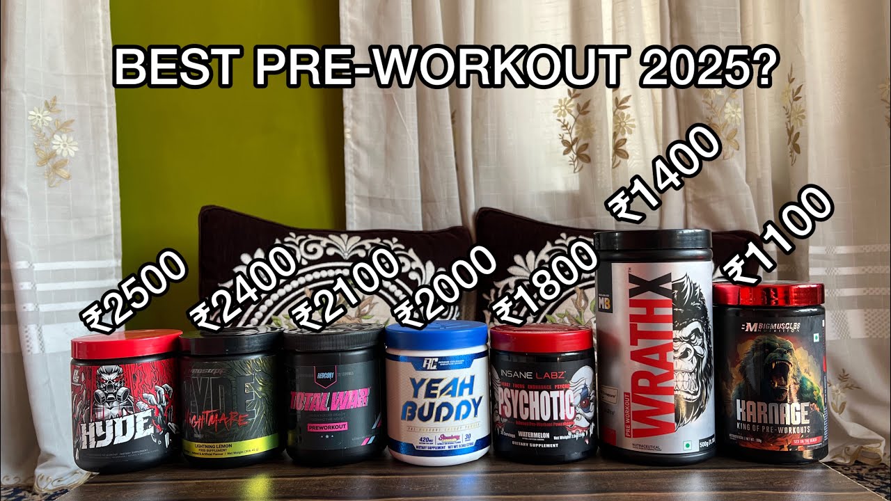Best Pre-Workouts in India🇮🇳| My Honest Review