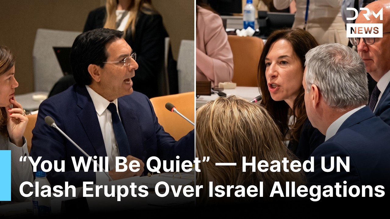 &ldquo;You Will Be Quiet&rdquo; &mdash; Heated UN Clash Erupts Over Israel Allegations | DRM News | AC1F