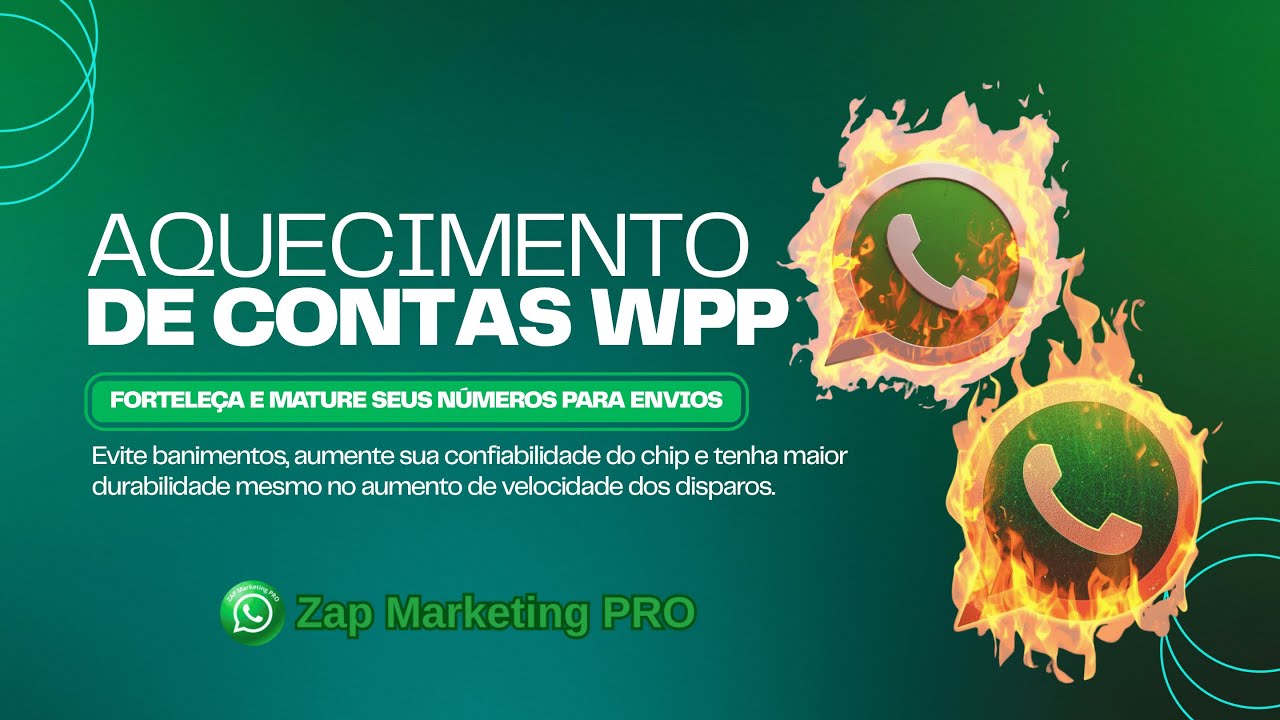 Como fazer Aquecimento de Contas - Zap Mkt PRO