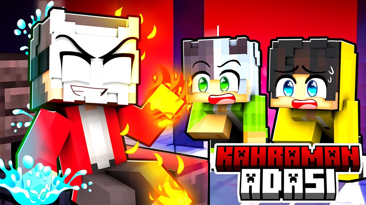 Kahraman Adasında ASTRAL GÜÇLÜ Karakter Yaptım! - Minecraft