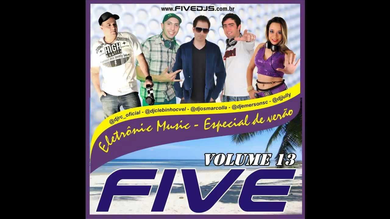 CD Five Dj's Vol. 13 Set Dj Rodrigo Campos SET COMPLETO HD