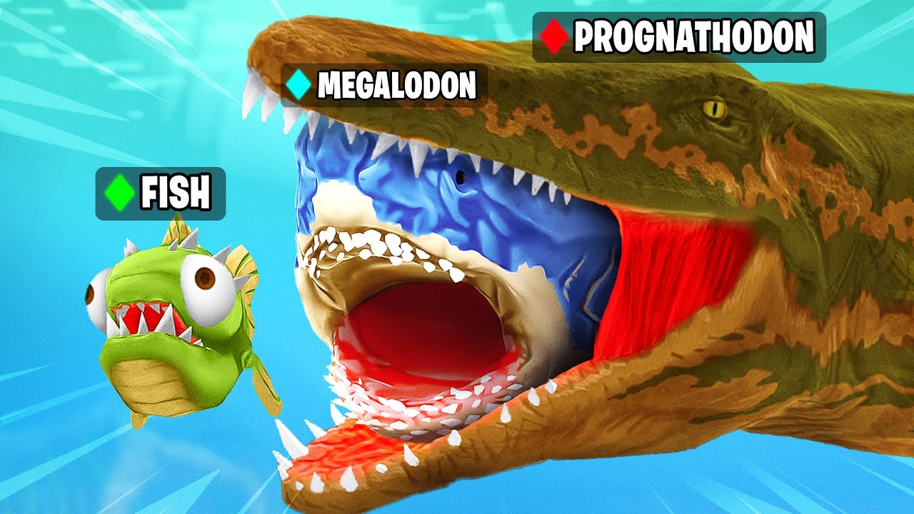 BECOMING WORLDS BIGGEST SHARK! (Eat Sharks To Grow)