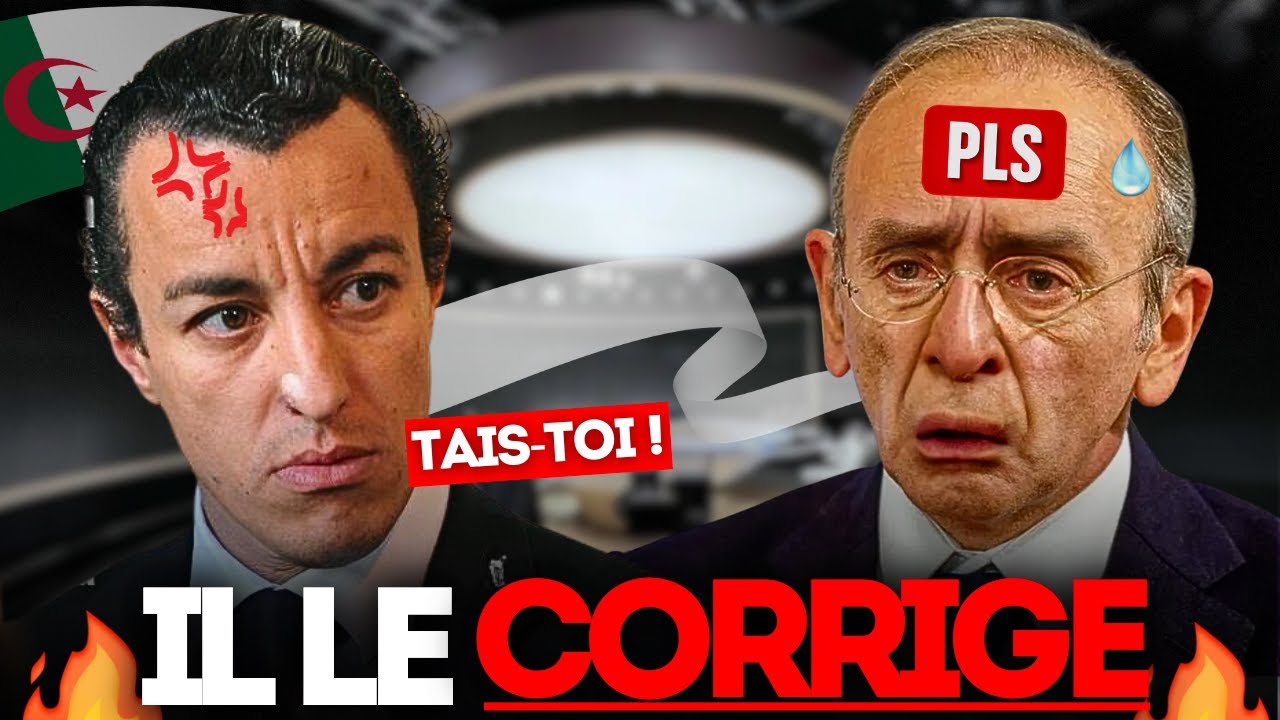 Un avocat Alg&eacute;rien REMET EN PLACE Zemmour en DIRECT !
