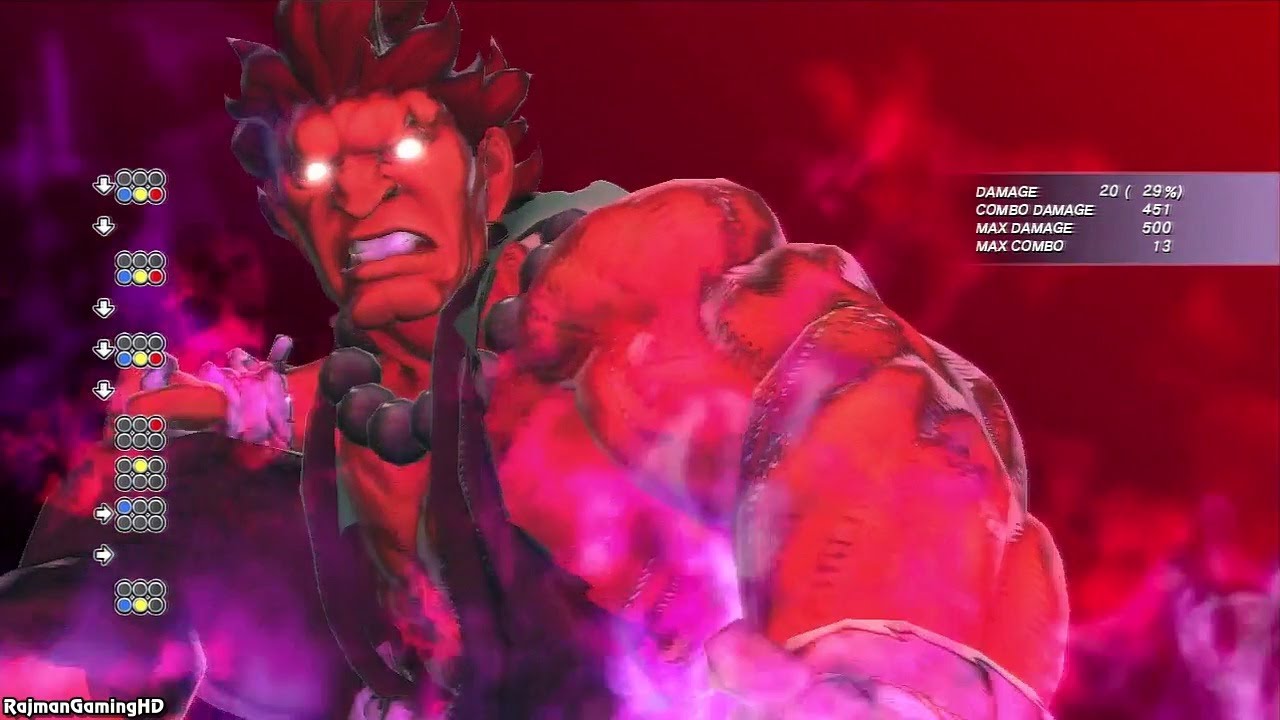 Street Fighter X Tekken - Street Fighter X Tekken 'Akuma Combo into Super [563 Damage]' TRUE-HD QUAL