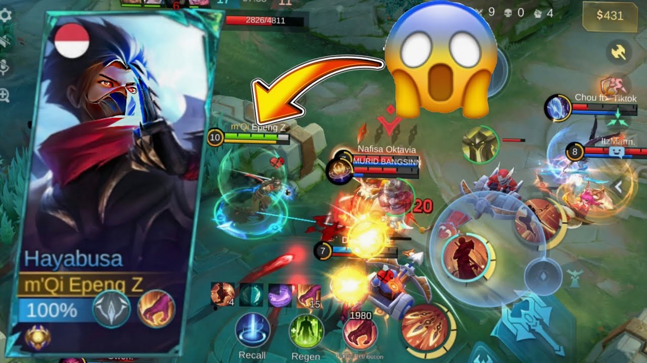 MENUJU IMORTAL, SOLO RANK. WOI WOI WOI INI GILAAAA... ‼️MOMENT HAYABUSA MELUAPKAN SKIL TERBAIK NYA 😱