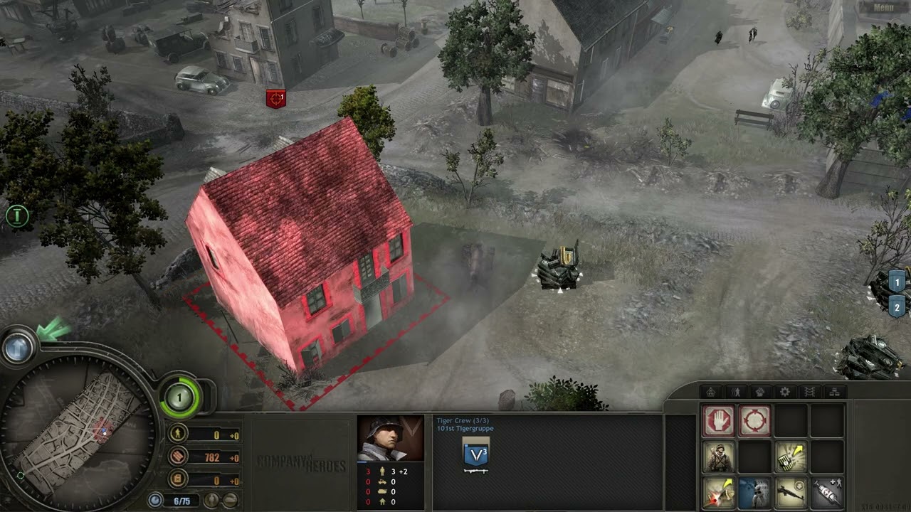COH1.106, 2. Retreat from Villers-Bocage, Part 1, Expert, Full Objective, Company of Heroes 1