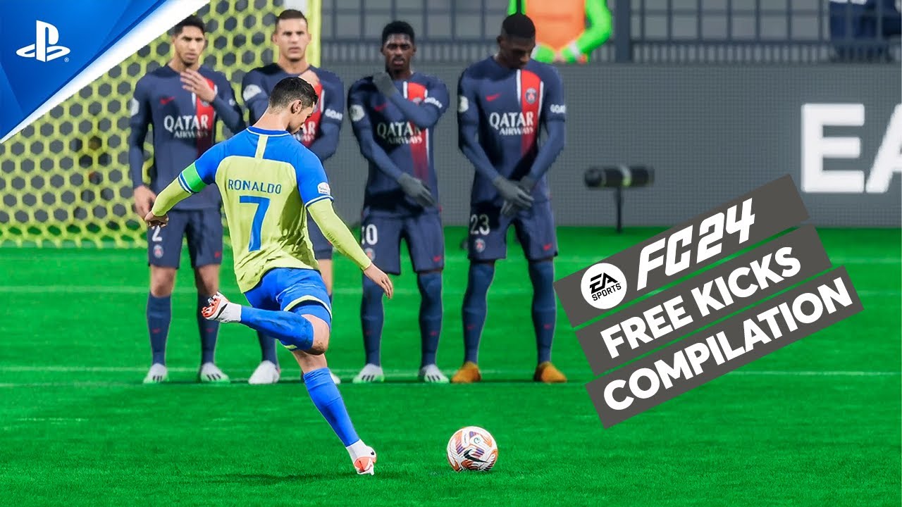 EAFC 24 - Free kicks Compilation | 4K