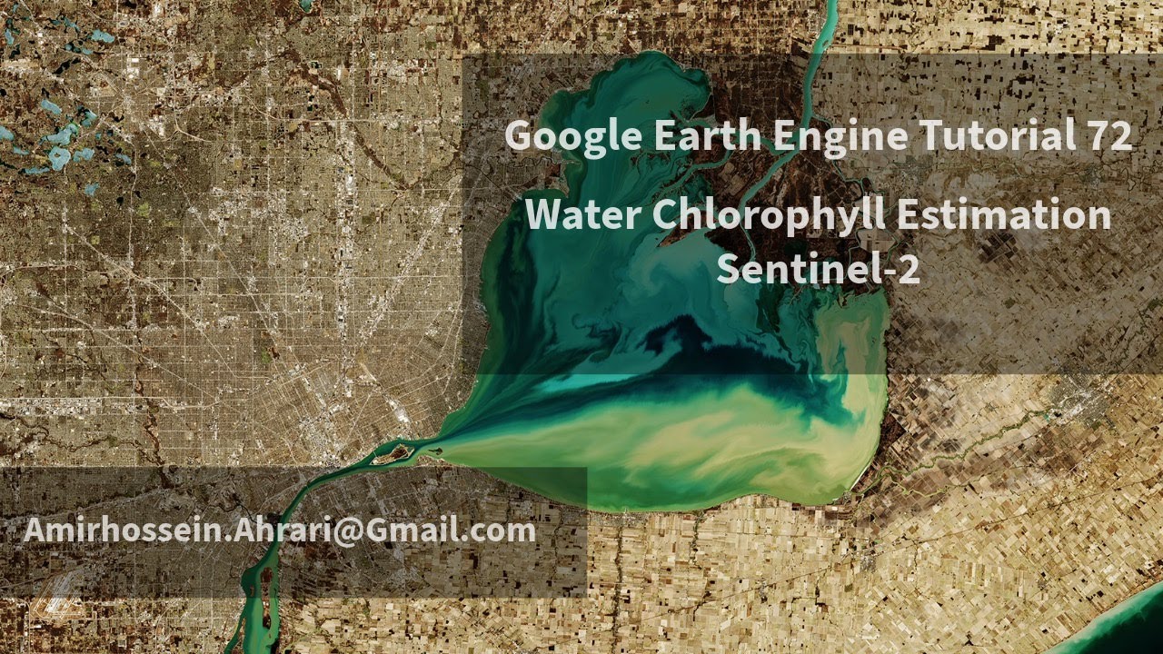 Google Earth Engine Tutorial-72: Water Chlorophyll Estimation, using Sentinel-2 Images