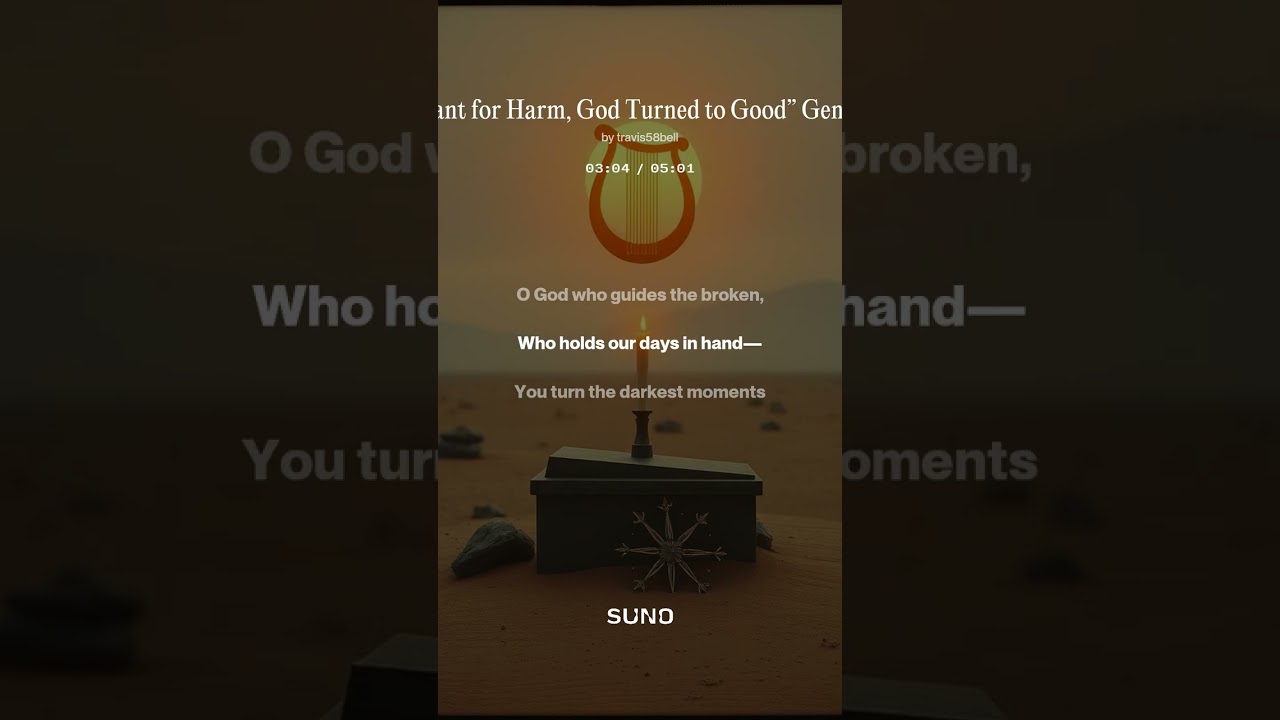 “What You Meant for Harm, God Turned to Good” Genesis 50 Inspired #alternative #folk #emo #rock