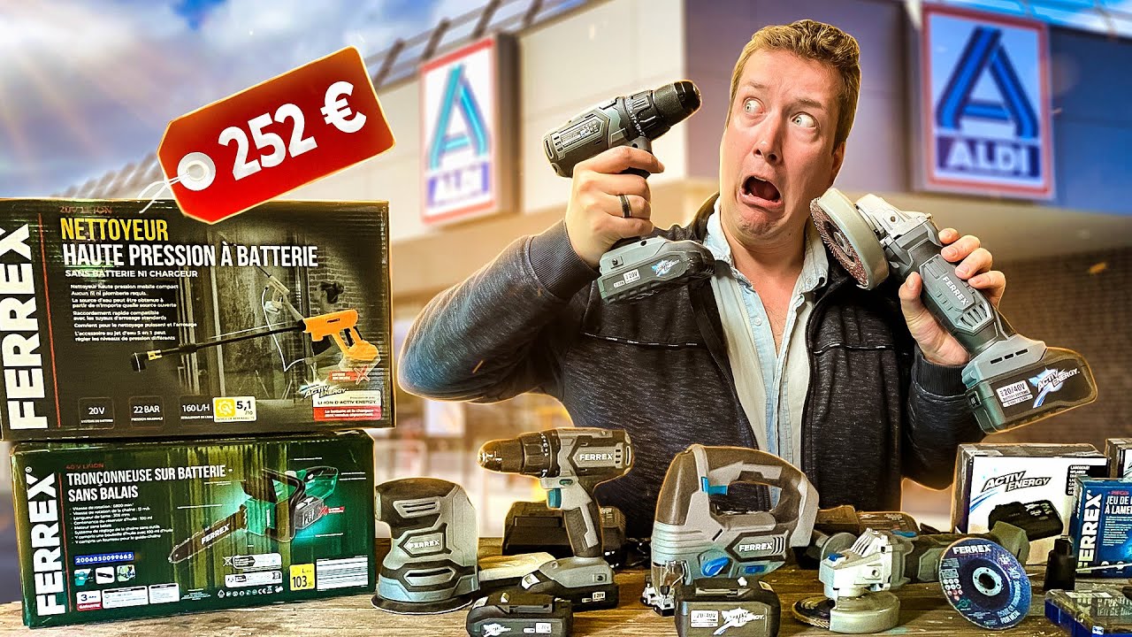 Инструменты ALDI лучше, чем LIDL PARKSIDE!? 252 евро за линейку FERREX
