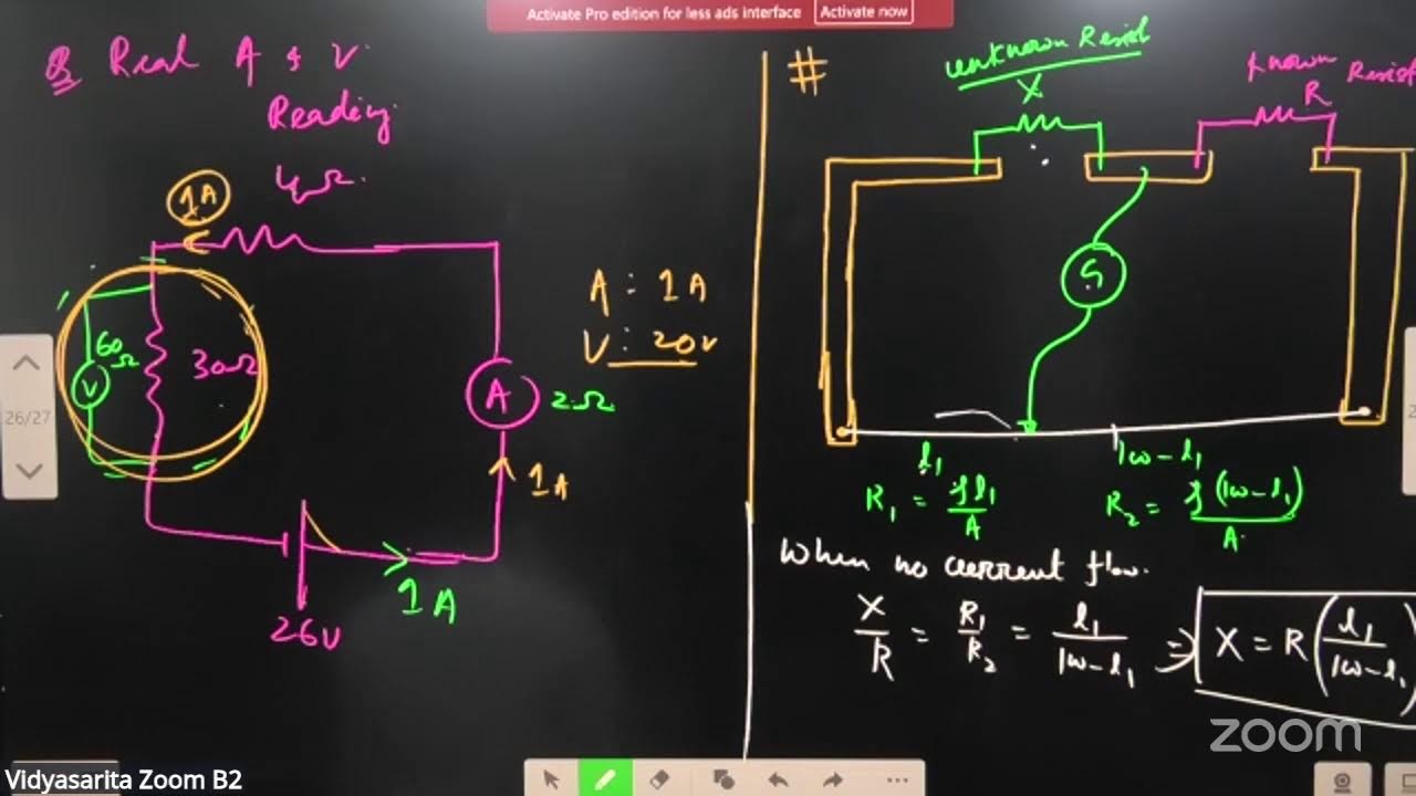 Current electricity L-12 | 03-03-25 | Suryakant Sir | Physics 11th B3 JEE |  VSA