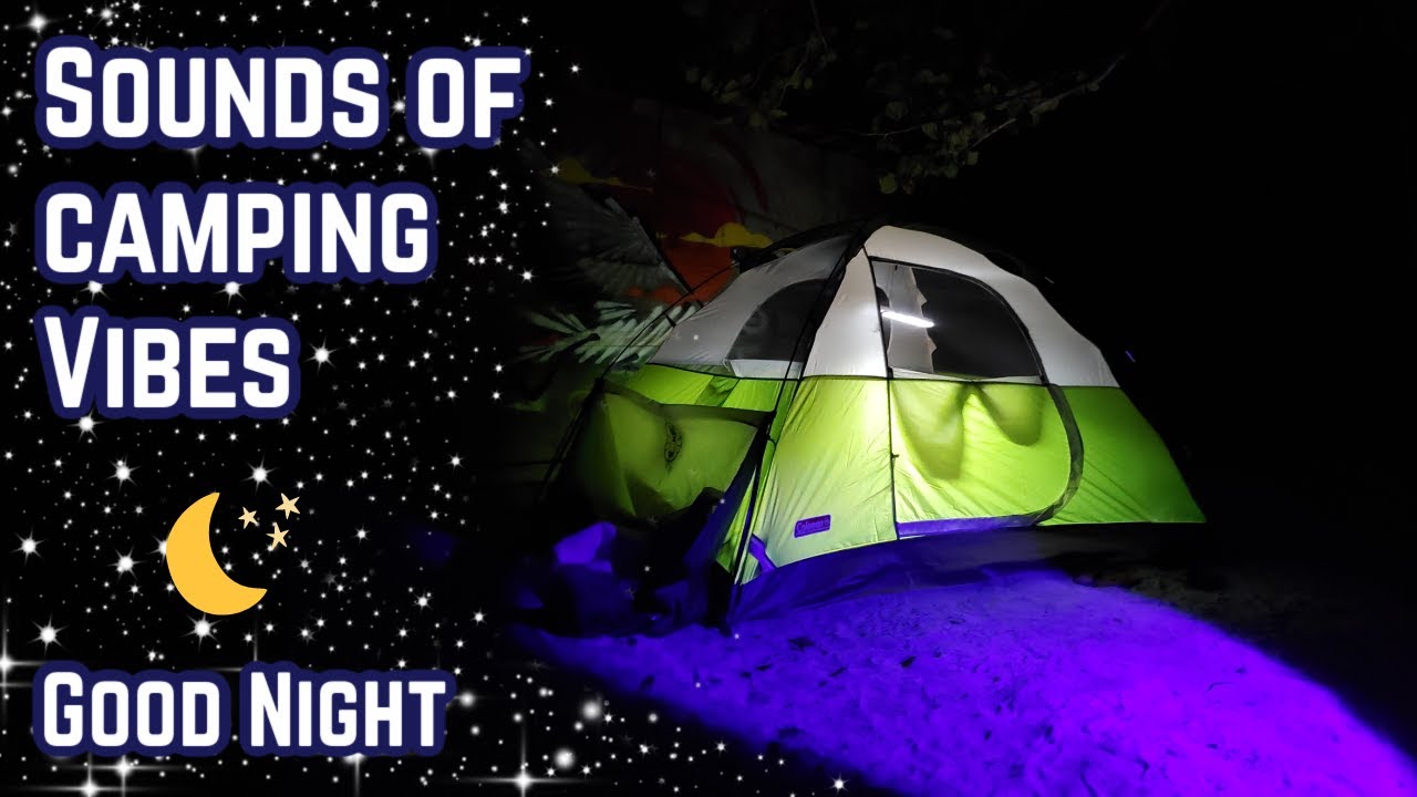 Sonidos de la noche acampando | camping sounds of nature at night | sonidos de la naturaleza .