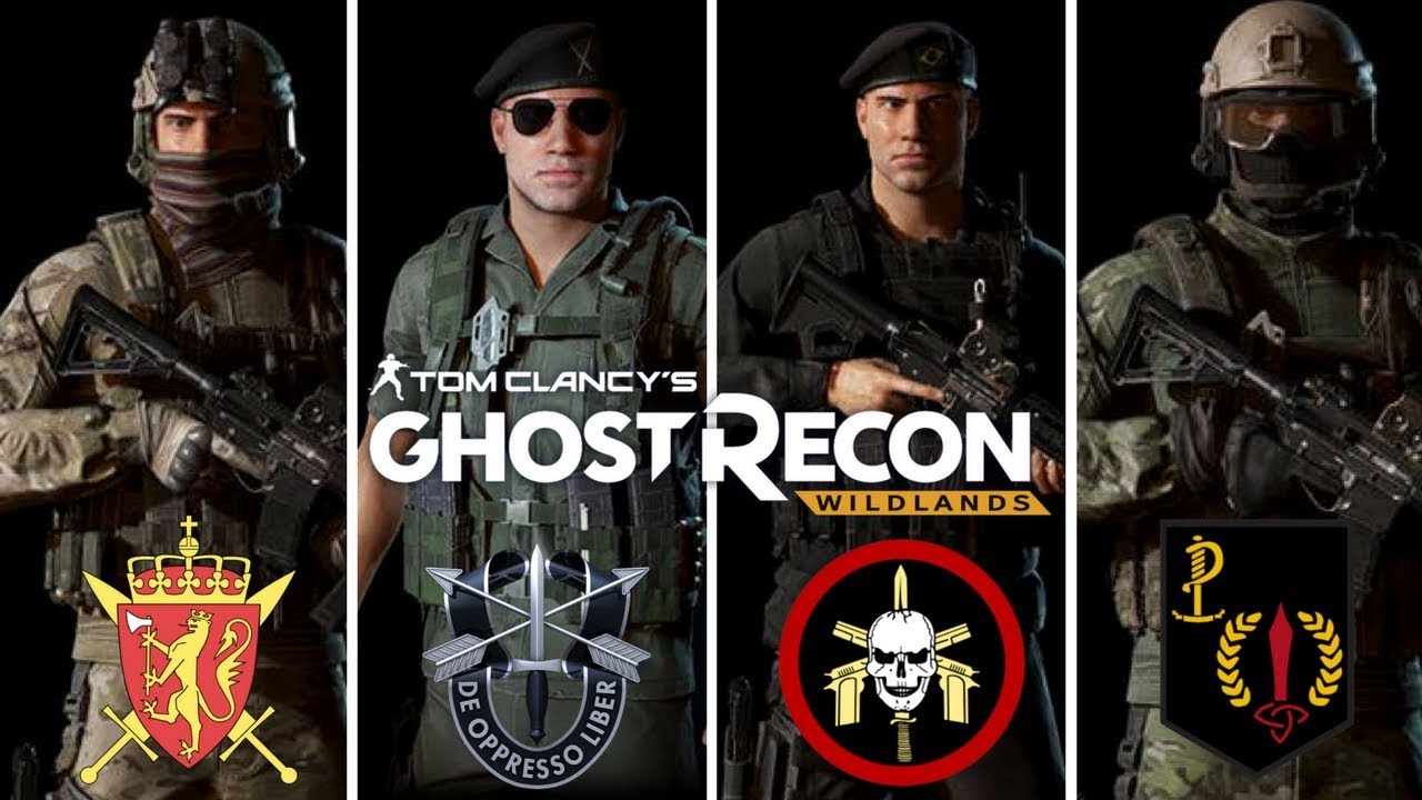 Ghost Recon Wildlands: Special Forces Outfits: BOPE, FSK, Irish Army Rangers, US ARMY