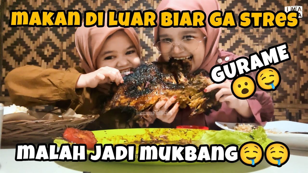 NIAT MAKAN DI LUAR BIAR REFRESHING, MALAH JADI MUKBANG GURAME 😮🤤