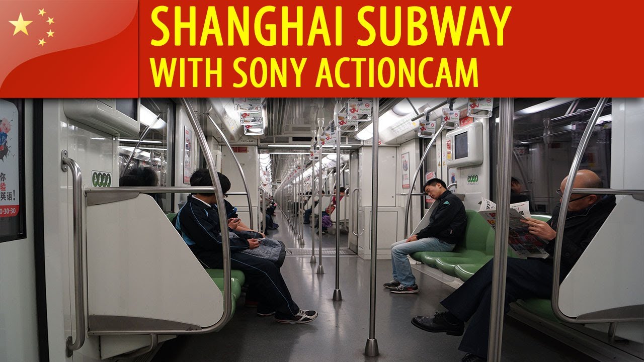 Shanghai Subway with Sony Actioncam