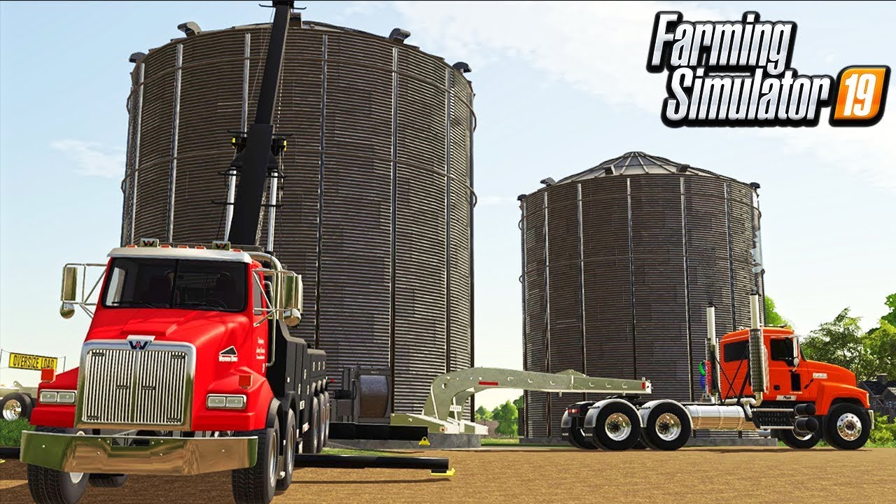 GRAIN BIN MOVING (ROLE-PLAY) | GOT A GREAT DEAL ON 2 BINS | FARMING SIMULATOR 19