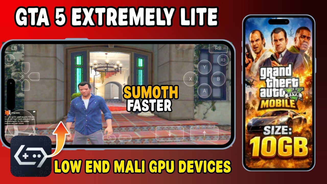 GTA 5 extremely lite only 10gb‎Test on Mali GPU device 