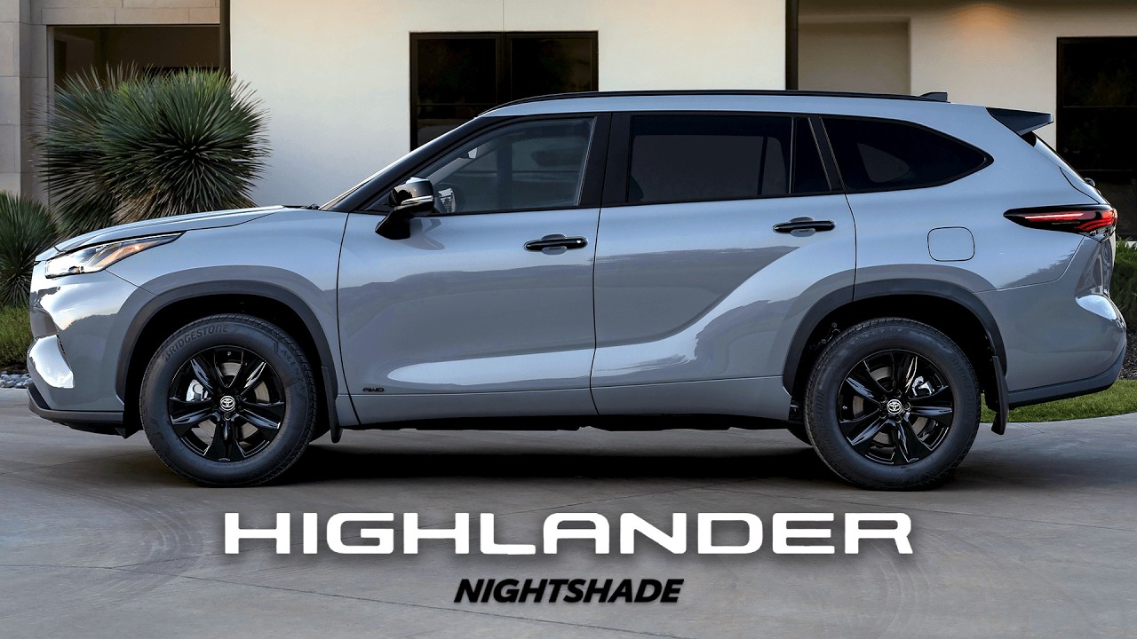 New 2025 Toyota Highlander Hybrid - Nightshade Edition!