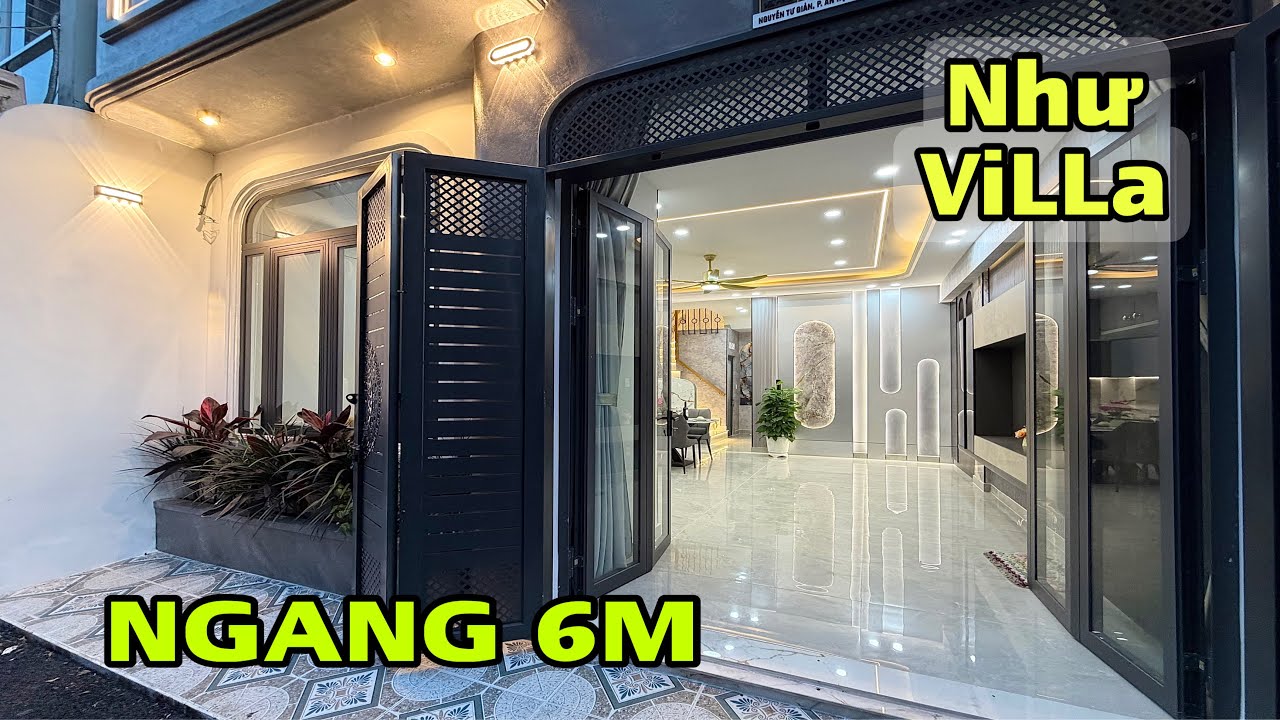Bán nhà gò vấp Ngang 6m Rộng như Villa gần Tân Sân Nhất nội thất cao cấp 5 phòng ngủ 