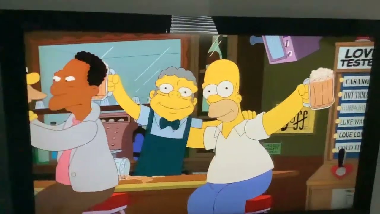 Wake up in the morning. The simpsons