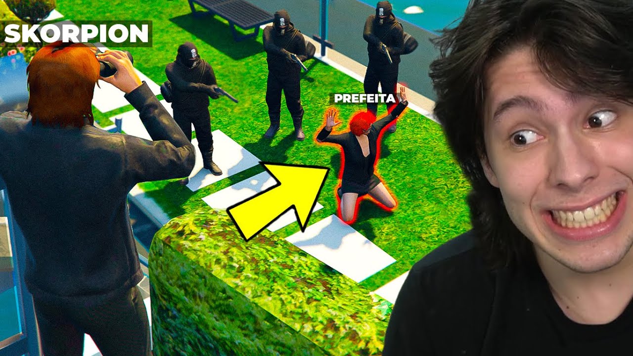 SEQUESTRAM A PREFEITA NO GTA 5 RP!!