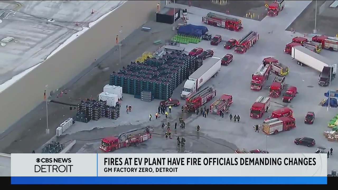 Fires at GM EV plant have fire officials demanding changes