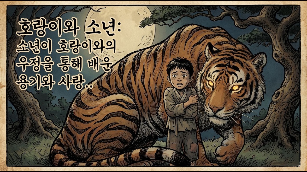 [ 틀어놓고 주무세요] 호랑이와 소년: 용기와 사랑의 야생 이야기