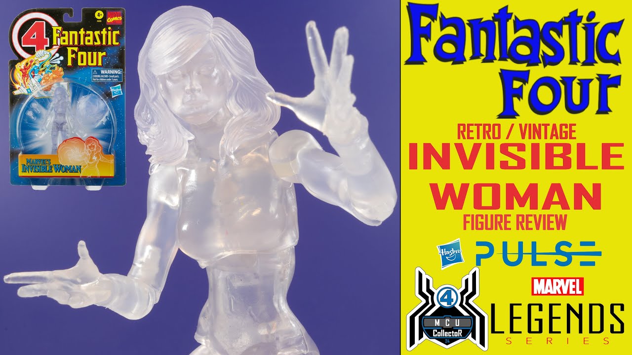 Marvel Legends Retro INVISIBLE WOMAN Vintage Fantastic Four Sue Storm Pulse Exclusive Figure Review